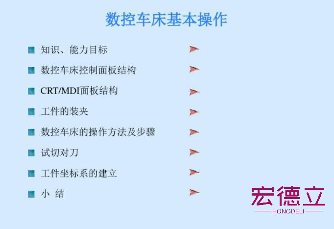 數控車床基本操作